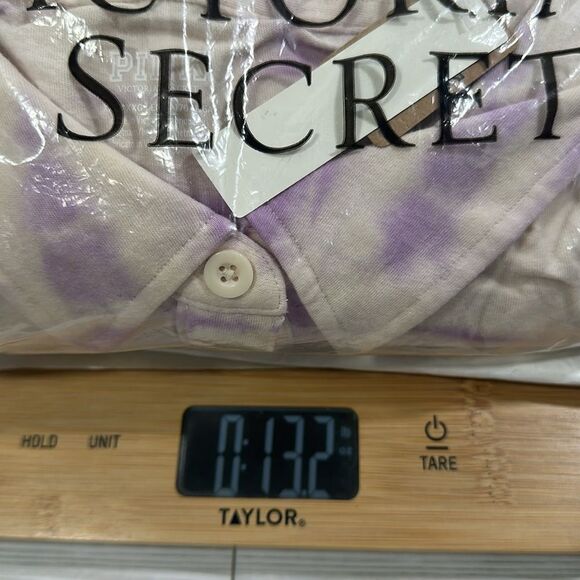 NWT VICTORIA'S SECRET PINK TIE DYE LONG SLEEVE VARSITY POLO T-SHIRT DRESS XXL - Picture 12 of 13